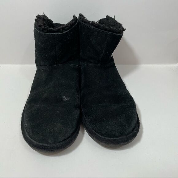 Ugg Koolaburra Black Sequin Star Ankle Winter Booties - Picture 5 of 11